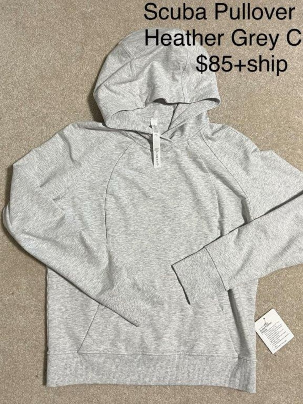 lululemon athletica Heather Gray Women's Scuba Pullover Hoodie